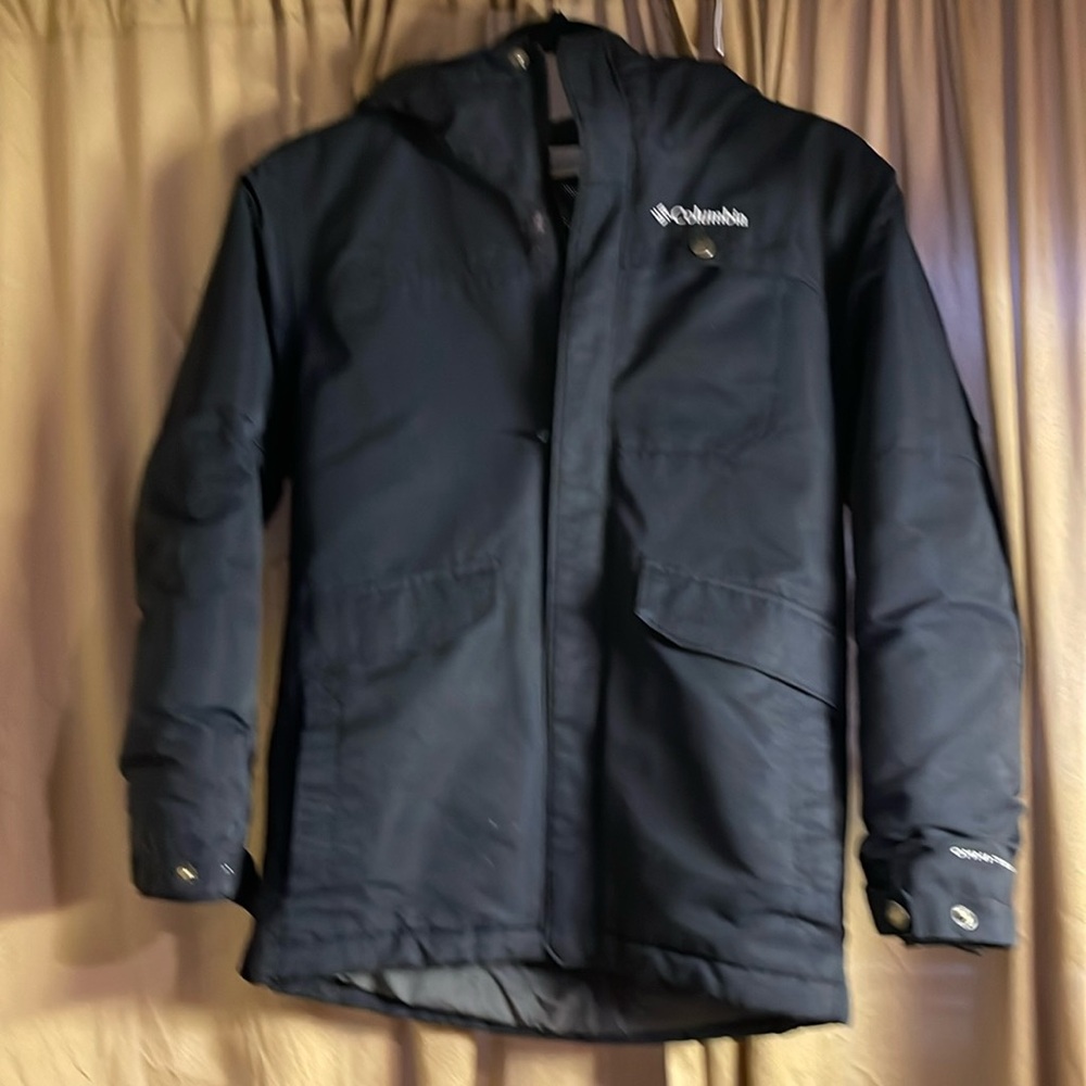 Columbia Boy’s M OMNI-HEAT PATENTED Coat Long Sleeve Zip/Velcro Close Snap Wrist
